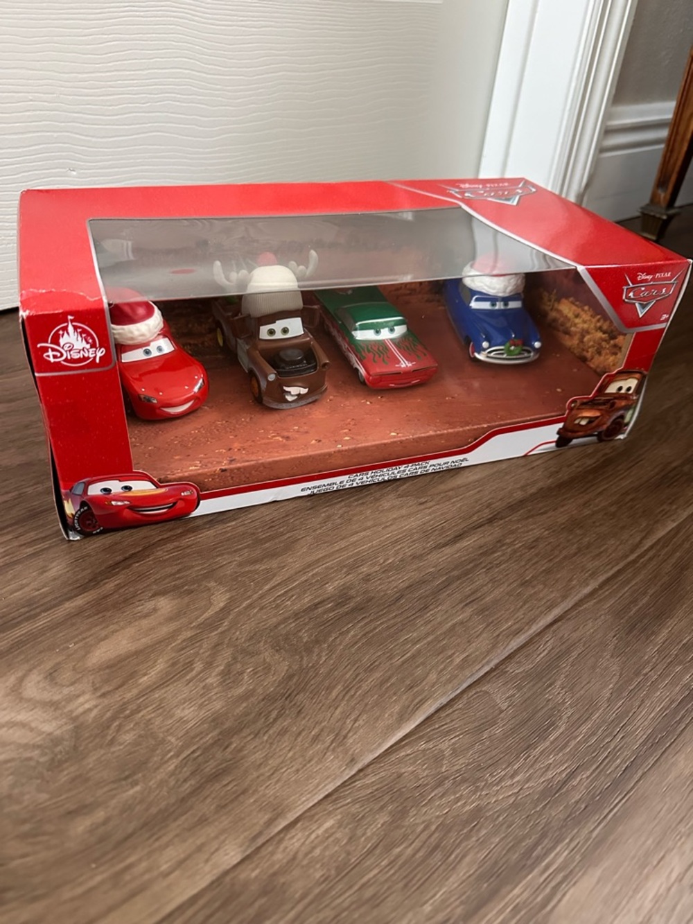 Disney Parks Collector Cars Lightning McQueen set with Mater, Doc Hudson, Ramone